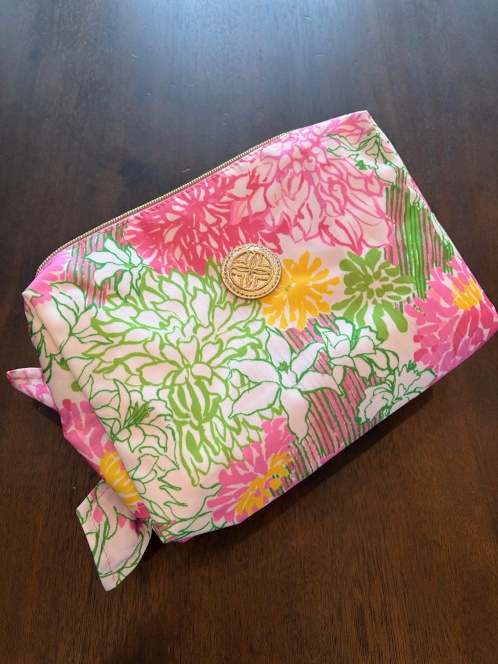 Lilly Pulitzer Pouch -Mum Patch